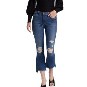 NWT MOTHER The Insider Crop Step-Hem Jeans